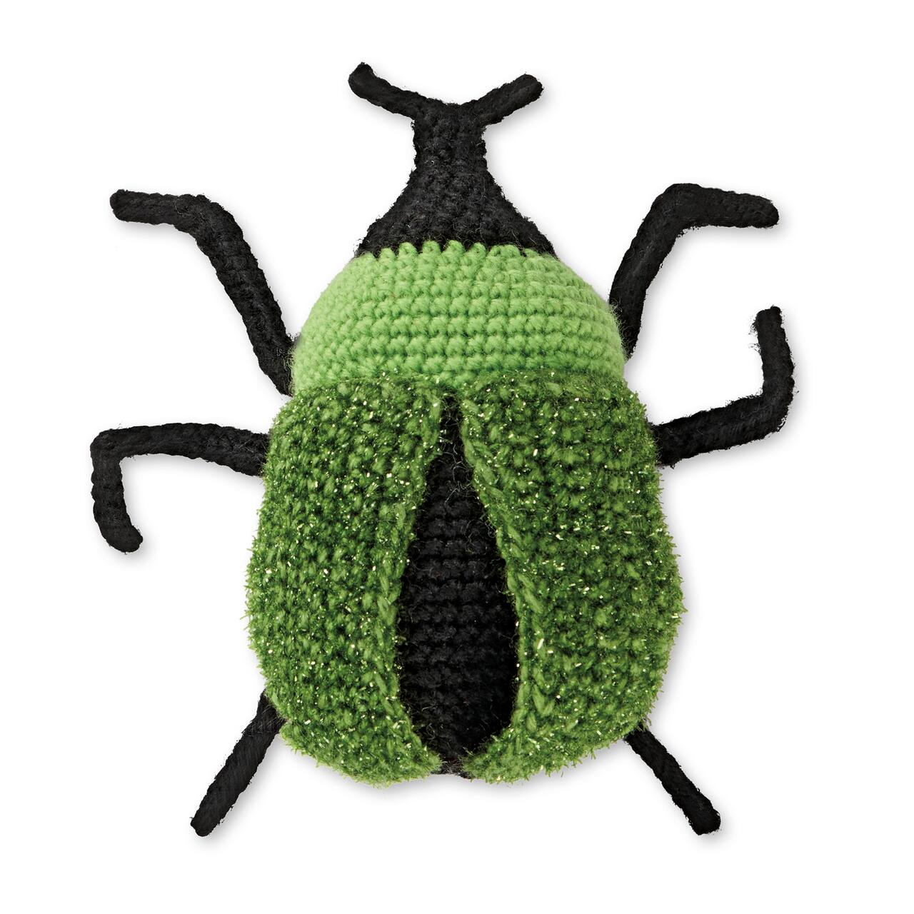 6 Pack: Intermediate Beetle Amigurumi Crochet Kit by Loops & Threads®